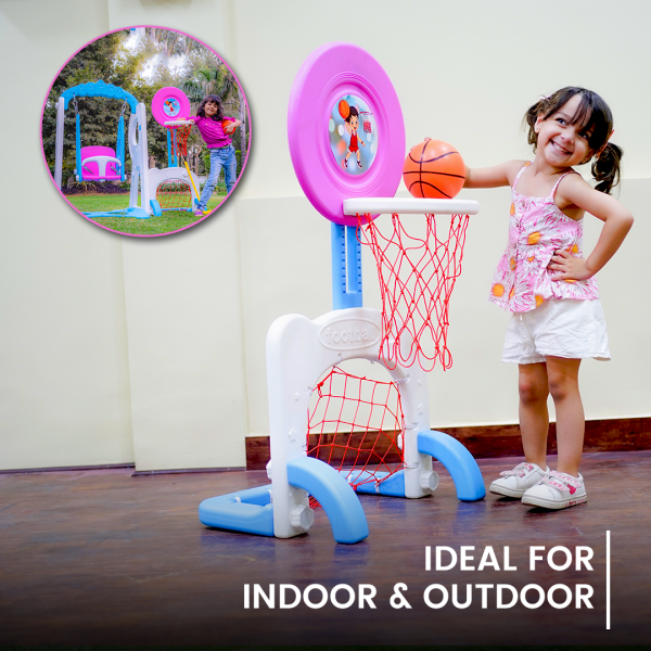 3 in 1 Swing & Basketball Set