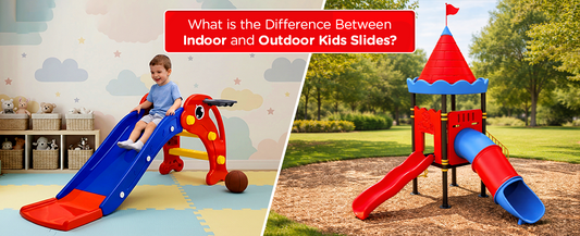 Indoor slides vs Outdoor slides by Ok Play
