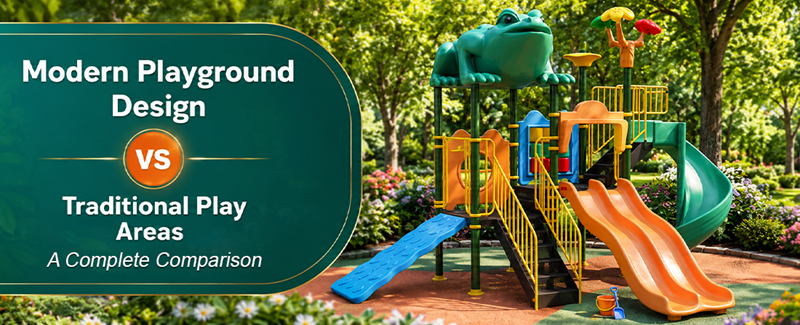 Modern Playground Design vs Traditional Play Areas