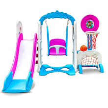 5 in 1 Swing, Slide & Basketball Set
