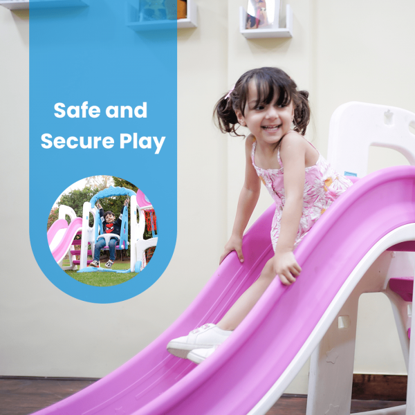 5 in 1 Swing, Slide & Basketball Set