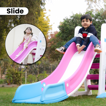5 in 1 Swing, Slide & Basketball Set
