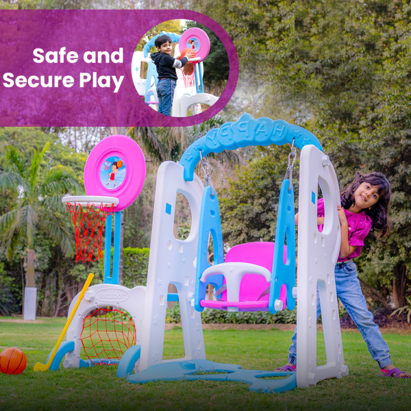 3 in 1 Swing & Basketball Set