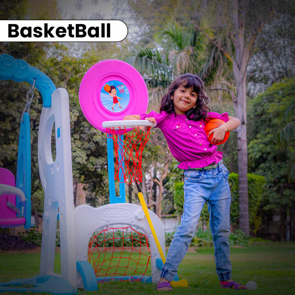 3 in 1 Swing & Basketball Set