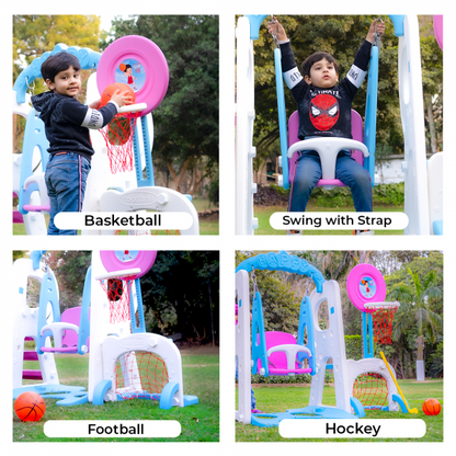 3 in 1 Swing & Basketball Set