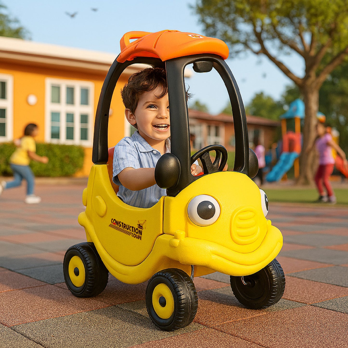 Construction Coupe Car