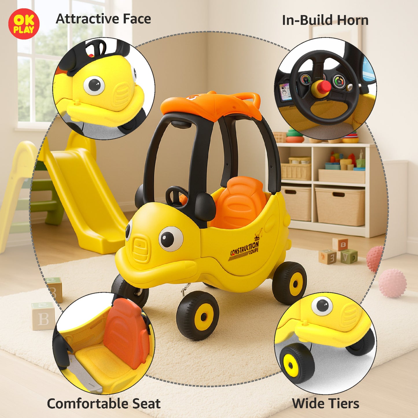 Construction Coupe Car