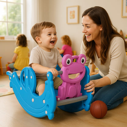 3 in 1 Rocker, Slide & Basketball