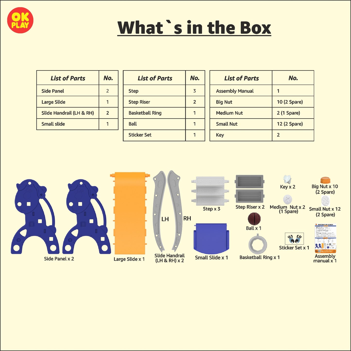 Unicorn Slide With Basketball Ring - Junior