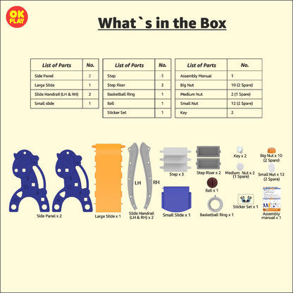 Unicorn Slide With Basketball Ring - Junior