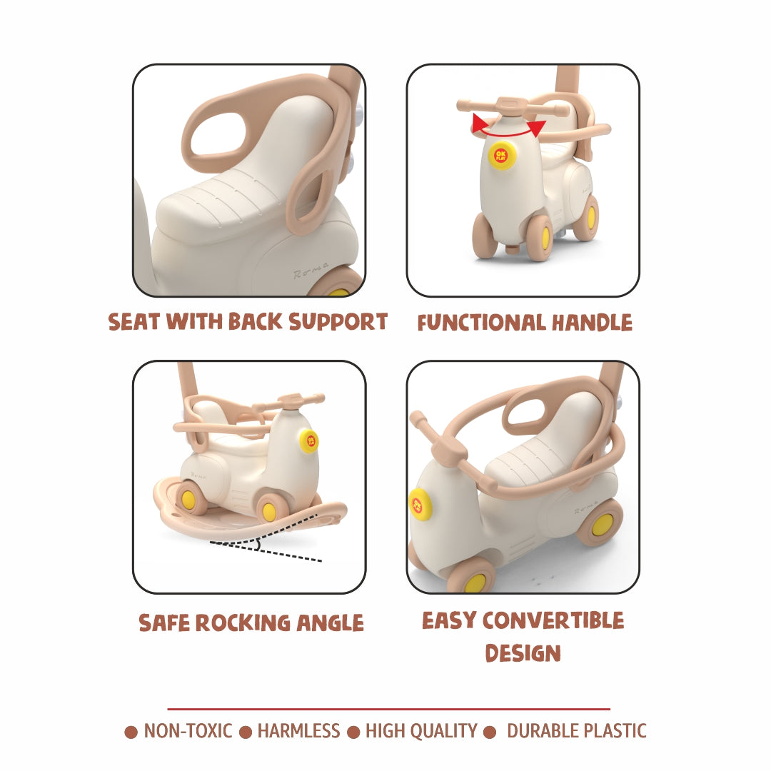 Classic Scooter Trampoline Combo