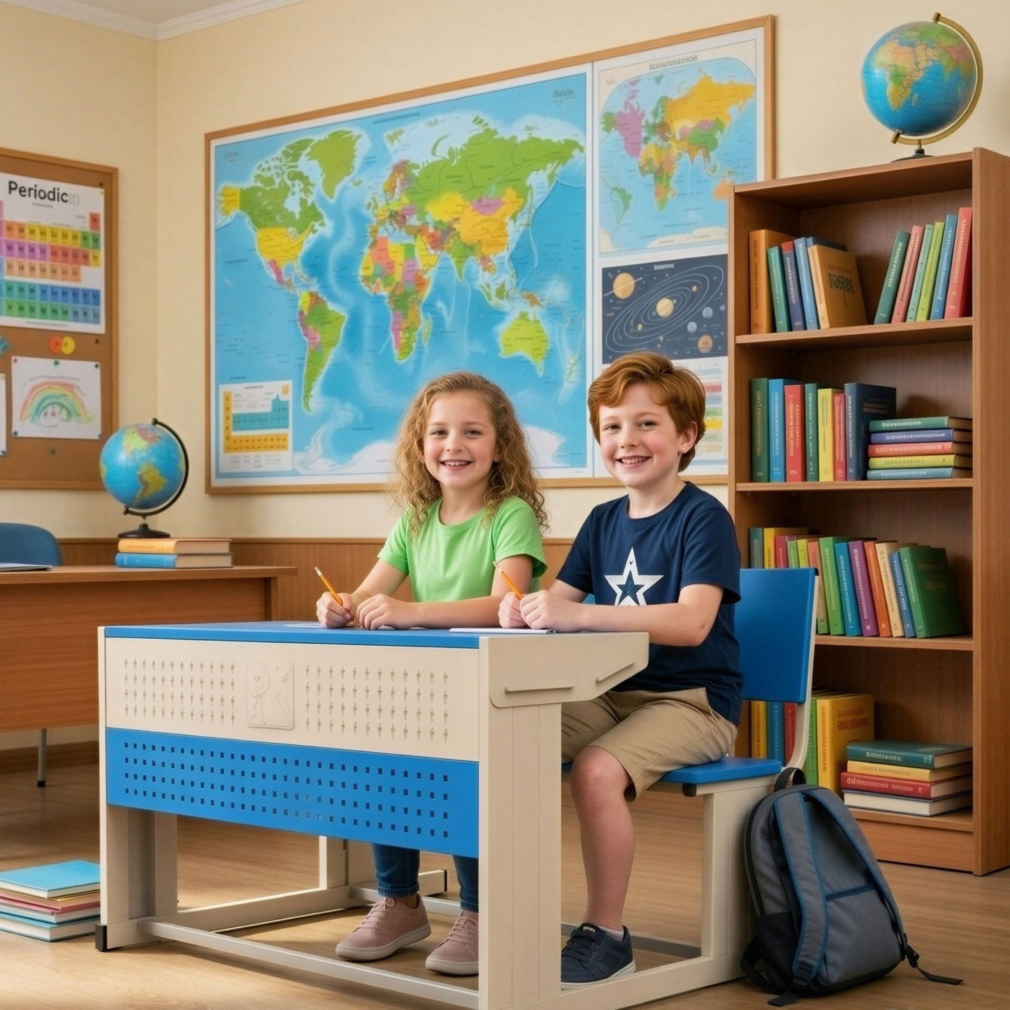 Combined Dual desk