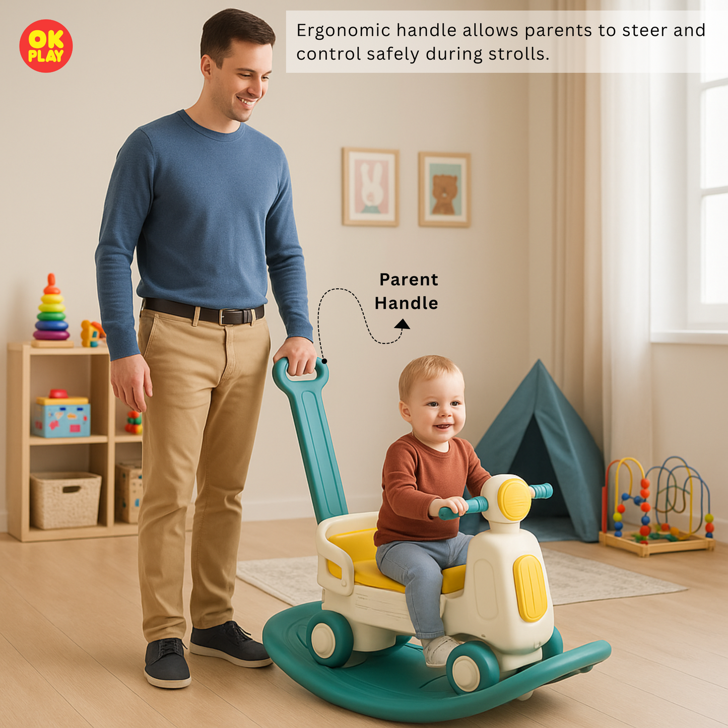 Scooter Ride On Combo