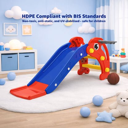 Dolphin Slide with Basketball