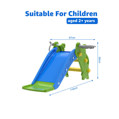 Panda Slide With Basketball & Toss Ring