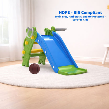 Panda Slide With Basketball & Toss Ring