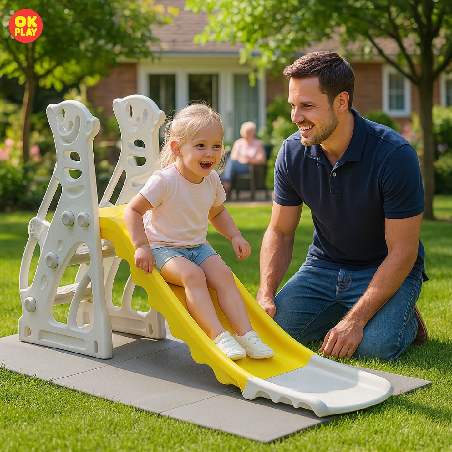 Penguin Slide With Basketball Ring