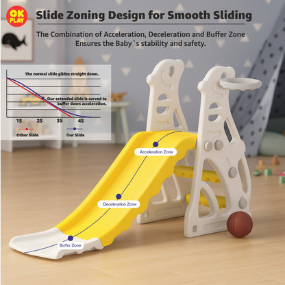 Penguin Slide With Basketball Ring