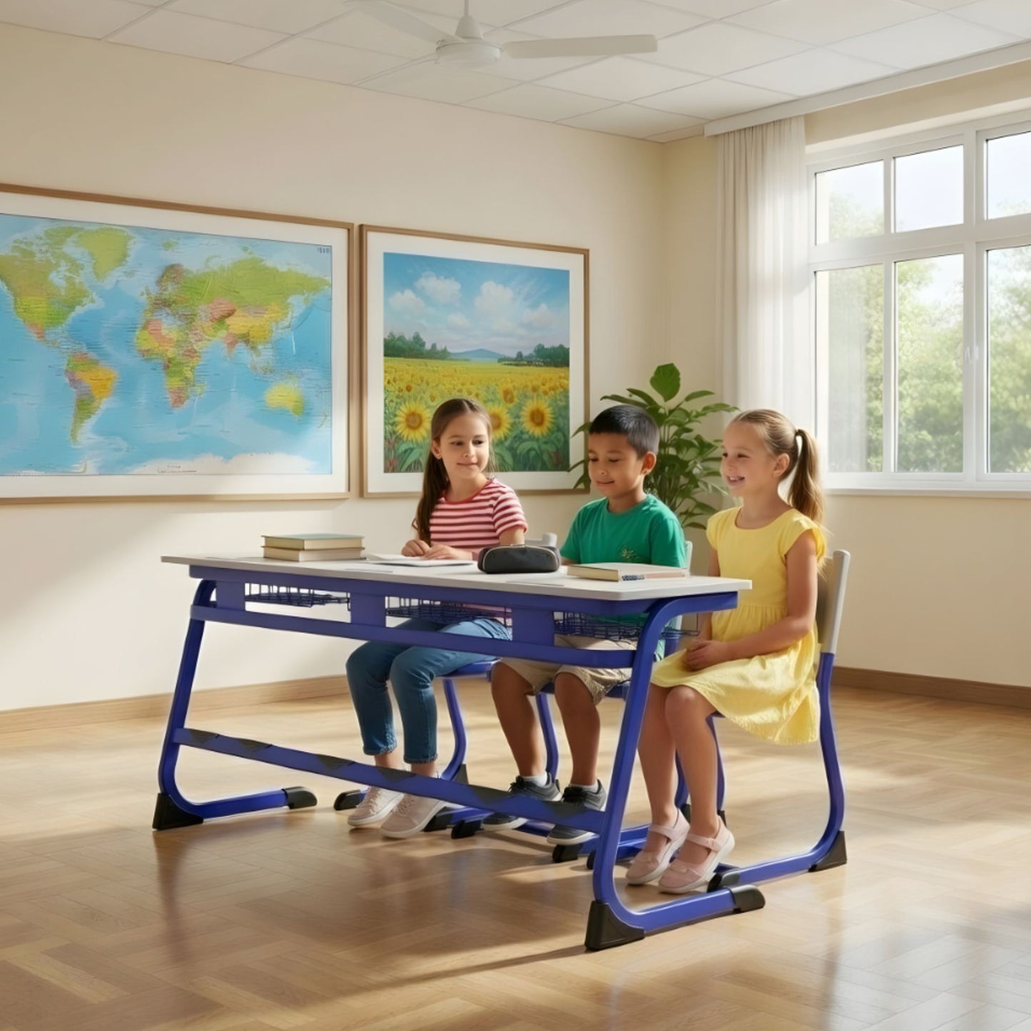 Std. Premium Triple Desk