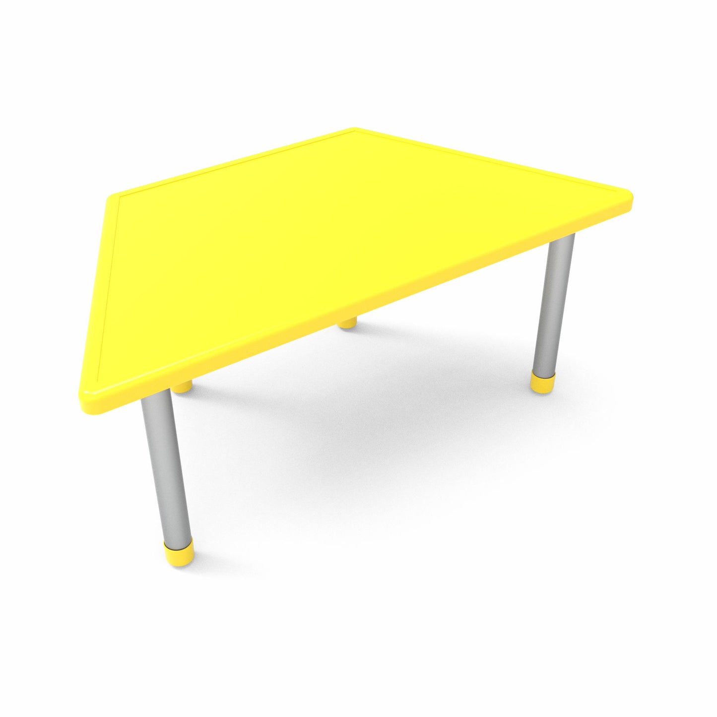 Trapezium Table  (Metal Leg)