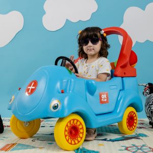 OK PLAY COUPE CAR - SKY BLUE - OK Play Toys