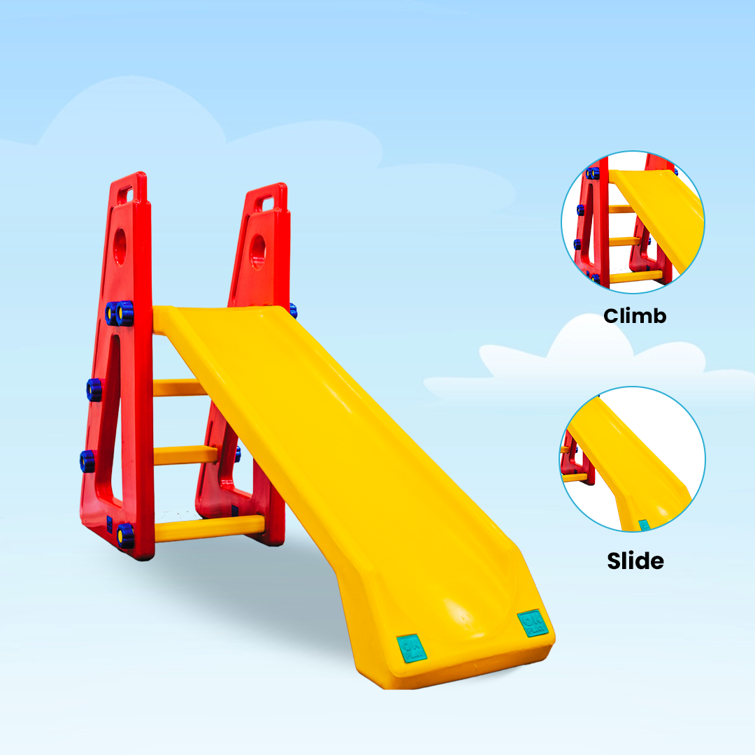 OK PLAY BABY SLIDE SENIOR - YELLOW/RED - OK Play Toys