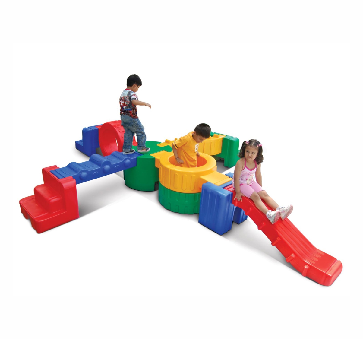 2-Piece Basics Kids Soft Play Barrel Toy 