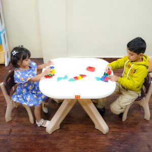 2 Seater Working Table/Study Table/Play Table With Bench For Kids