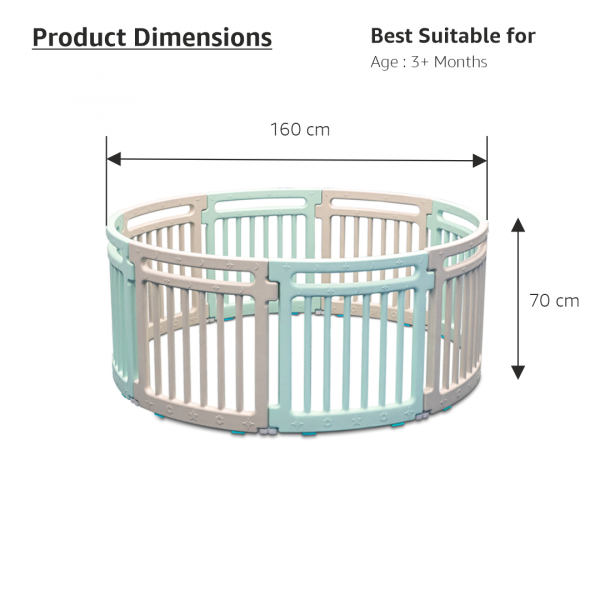 Round Playpen- blue (1)